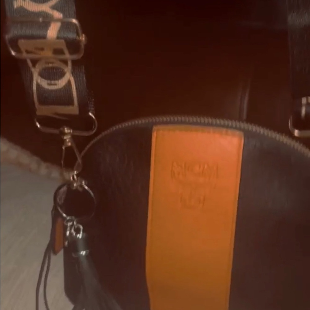 Authentic MCM Beauty Pouch – DIY Converted to Crossbody - Picture 3 of 8